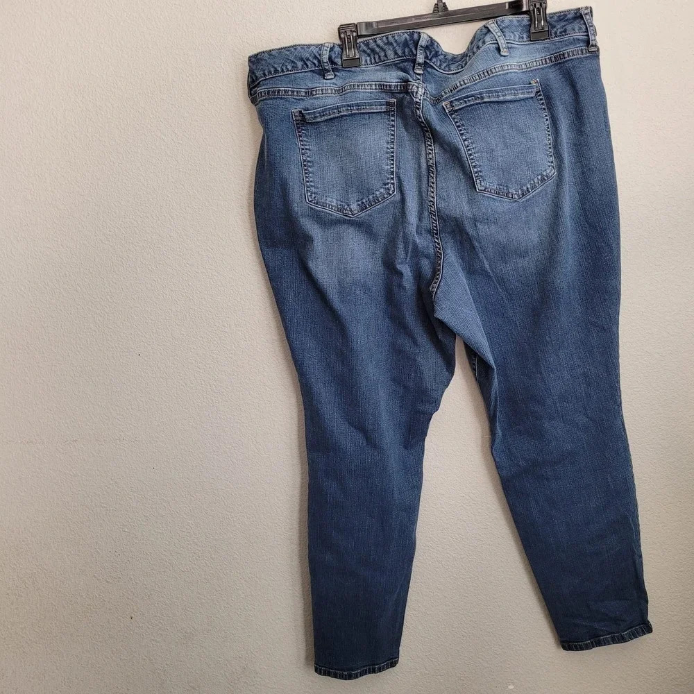 Torrid Women's Straight Jeans Size 26R Blue Denim Cotton 5-Pockets Low-Rise - Picture 2 of 9